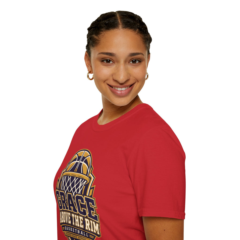 Grace Above the Rim Basketball T-Shirt