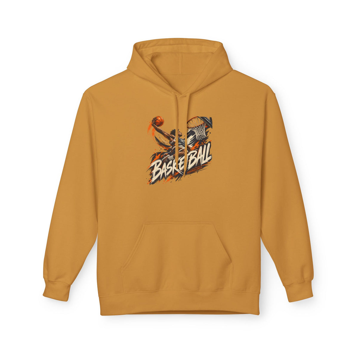 Basketball Graphic Hoodie — Retro Slam Dunk Pullover for Players & Fans