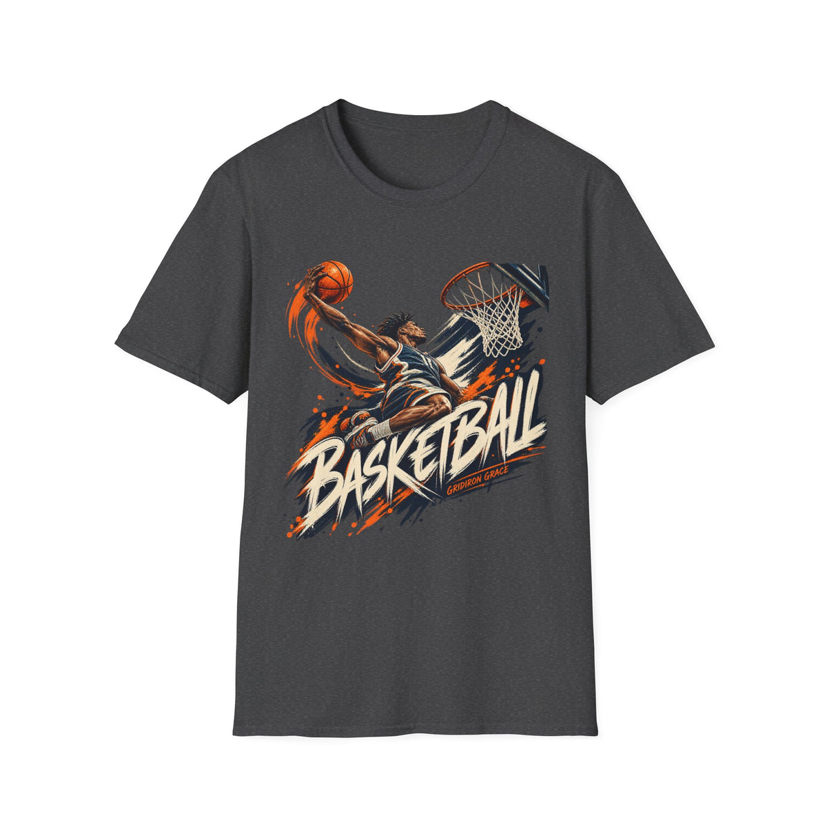 Basketball Dunk Graphic T-Shirt