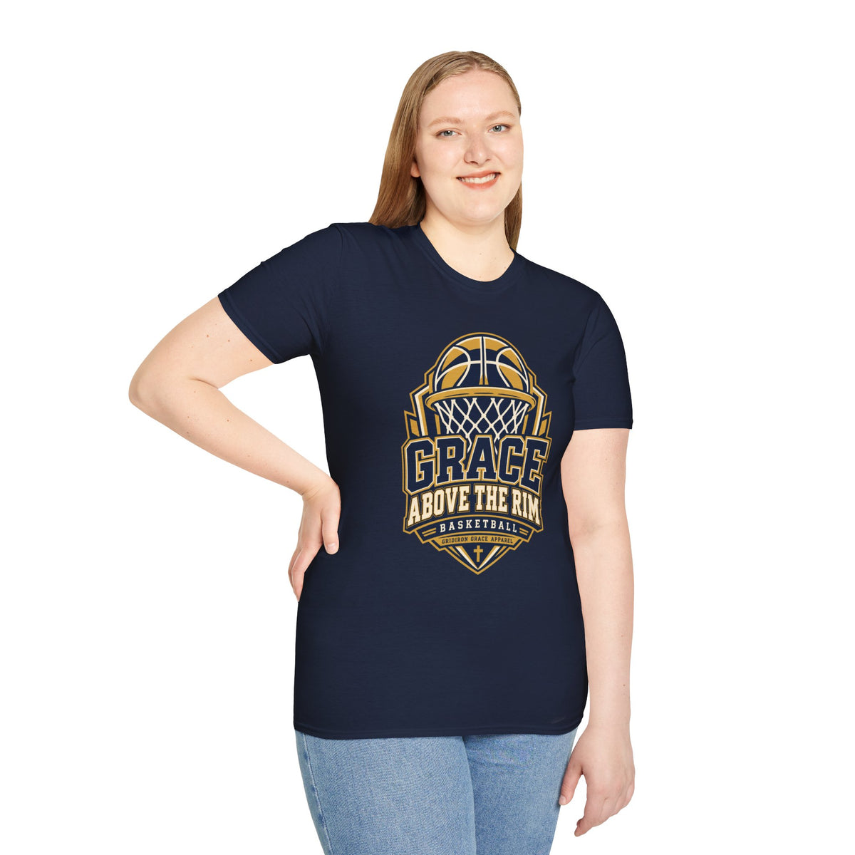 Grace Above the Rim Basketball T-Shirt