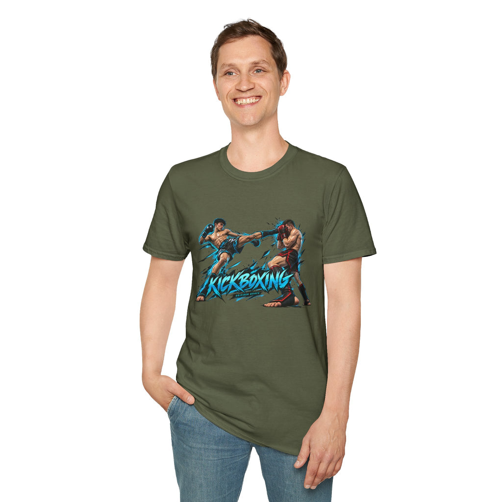 Kickboxing Graphic T-Shirt — Retro Fighters Design
