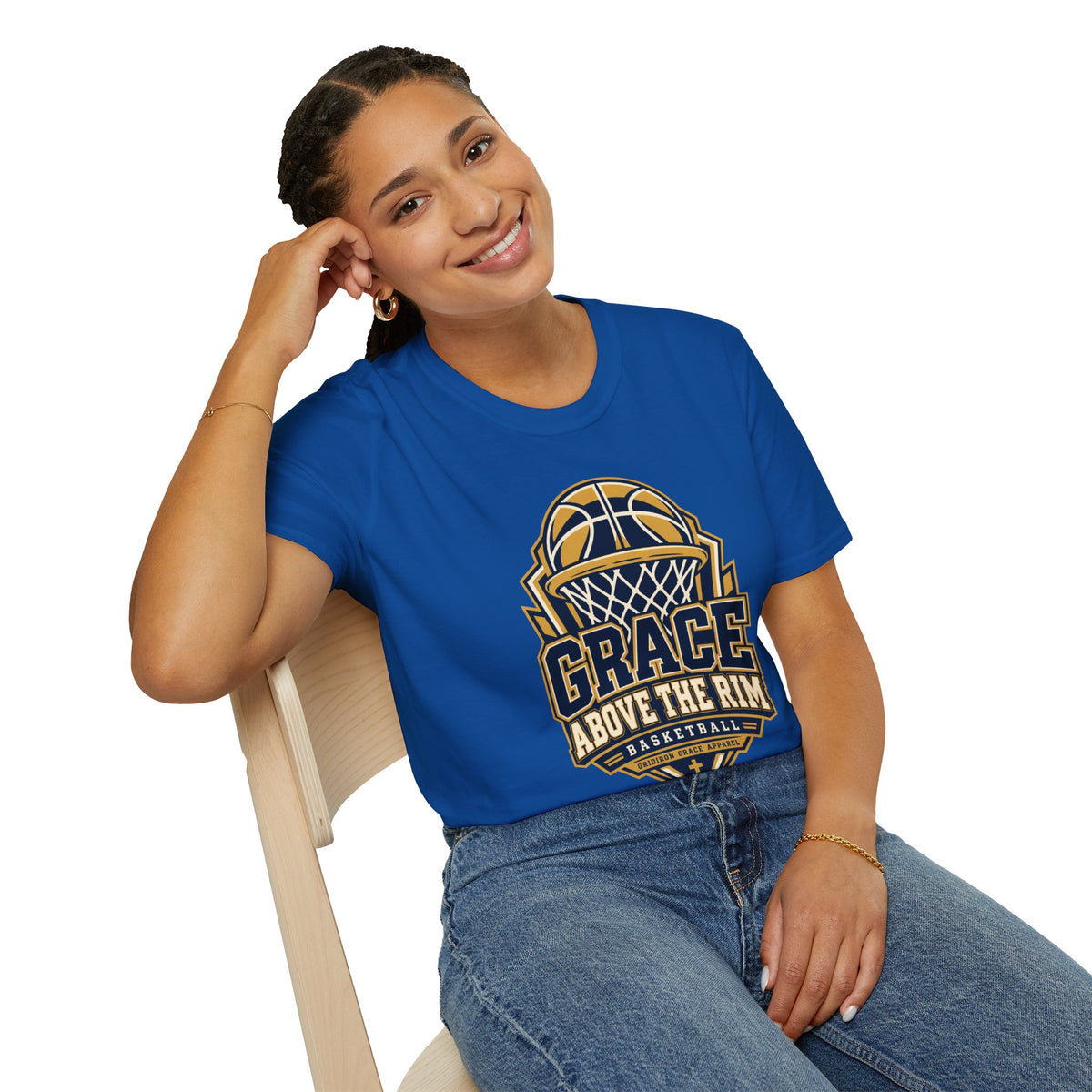 Grace Above the Rim Basketball T-Shirt