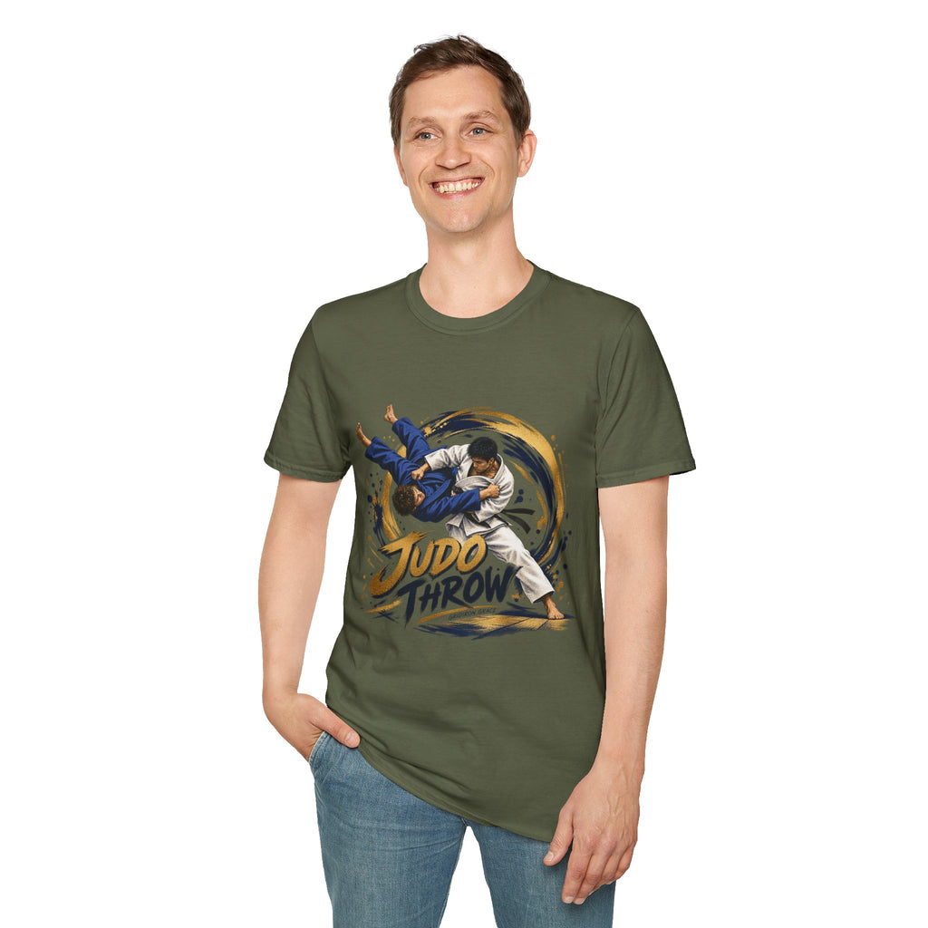 Judo Throw T-Shirt – Dynamic Martial Arts Graphic Tee