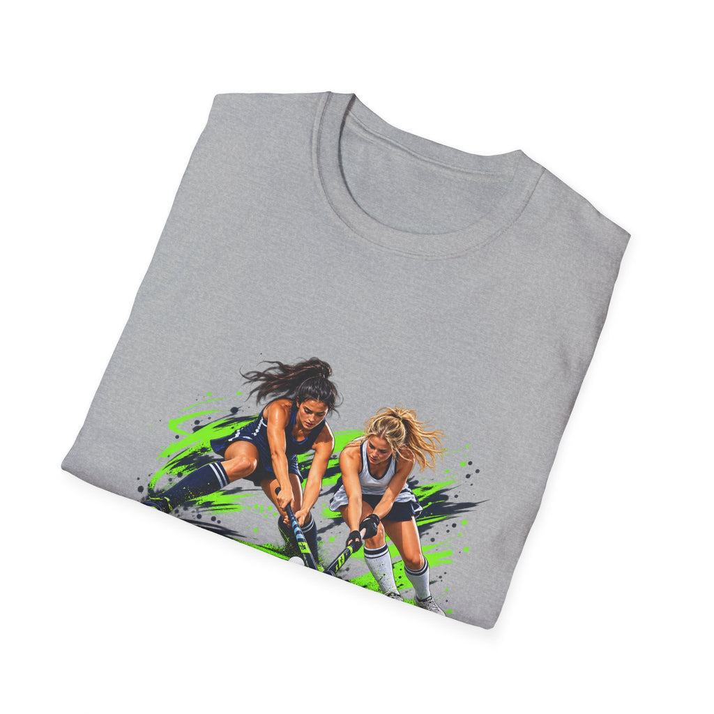 Field Hockey Players Graphic T-Shirt — Neon Action Sports Tee