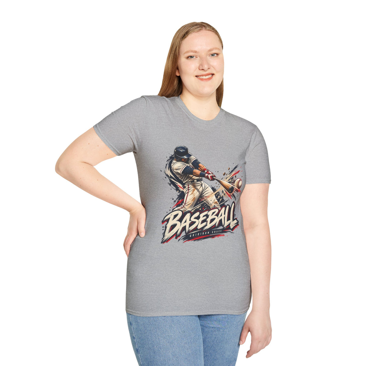 Baseball Batter Graphic T-Shirt — Vintage Action Sports Tee