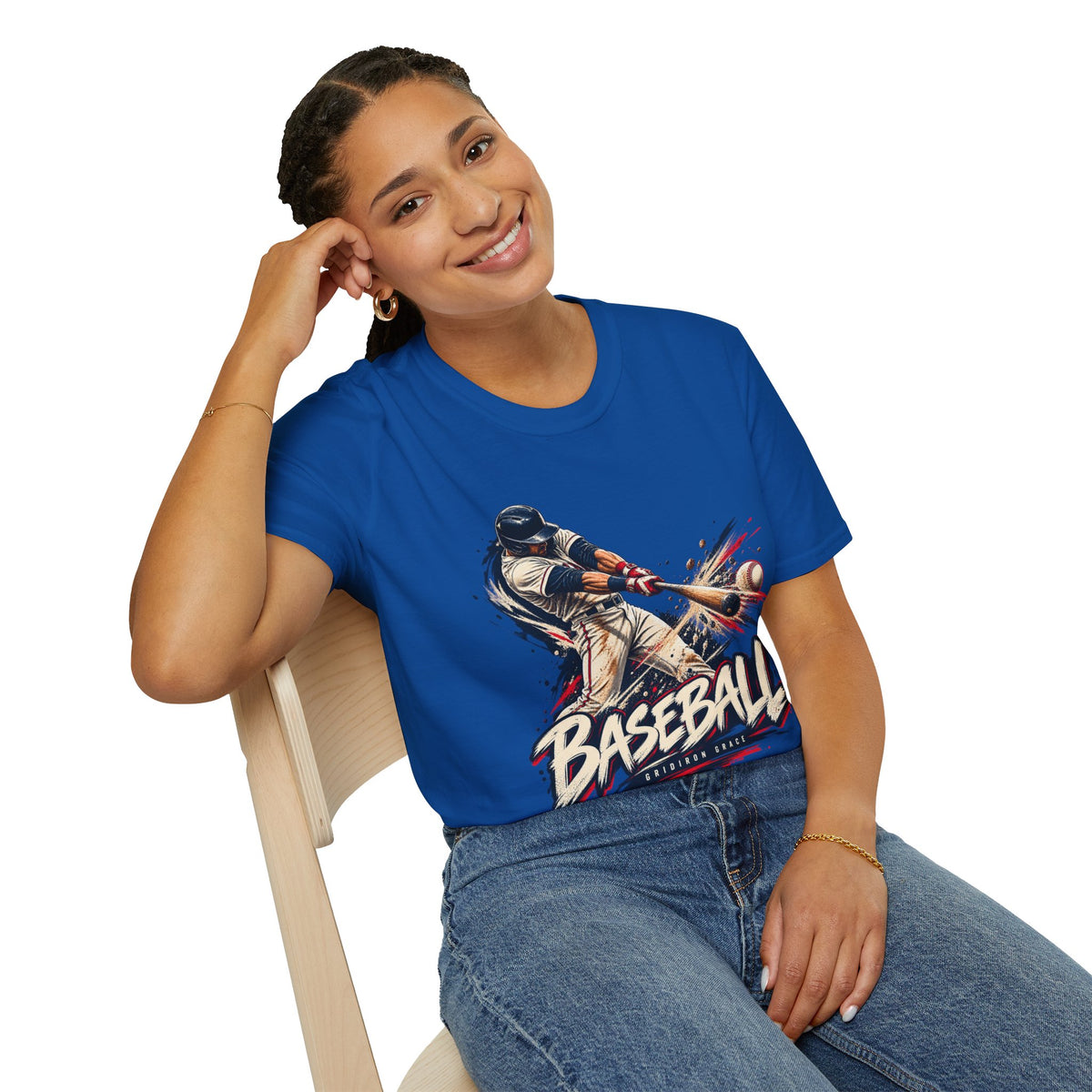 Baseball Batter Graphic T-Shirt — Vintage Action Sports Tee