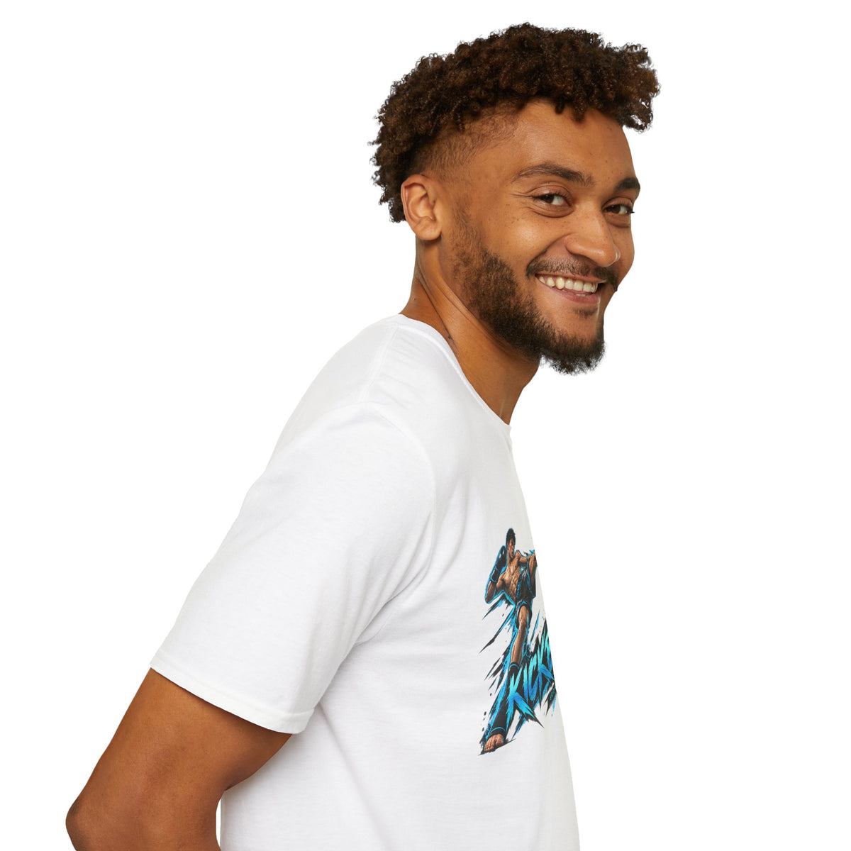 Kickboxing Graphic T-Shirt — Retro Fighters Design