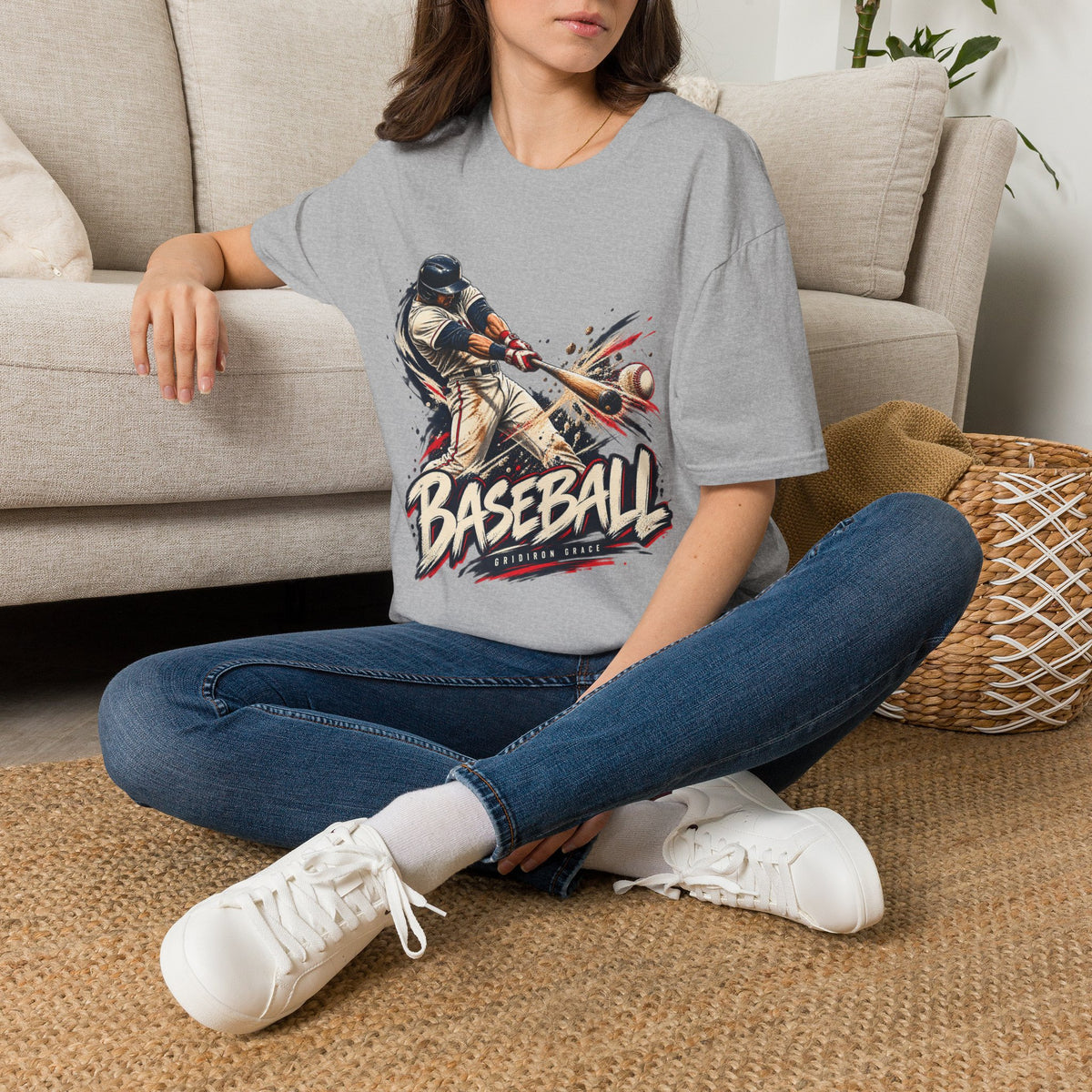 Baseball Batter Graphic T-Shirt — Vintage Action Sports Tee
