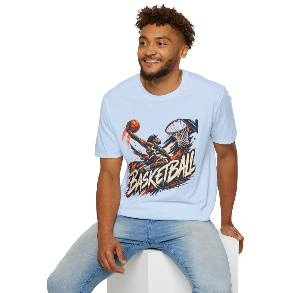 Basketball Dunk Graphic T-Shirt