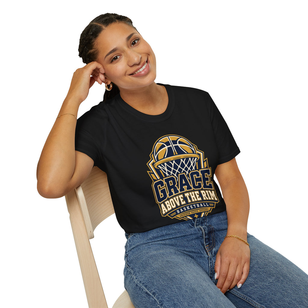 Grace Above the Rim Basketball T-Shirt