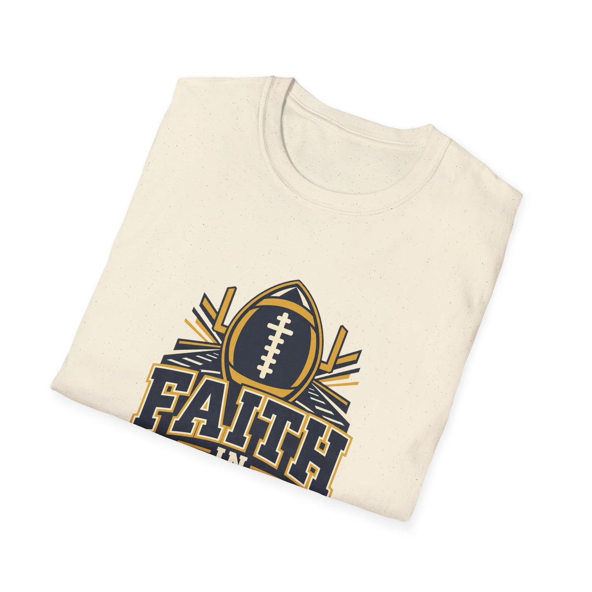 Faith in Every Play Football T-Shirt