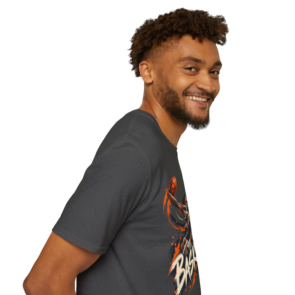 Basketball Dunk Graphic T-Shirt
