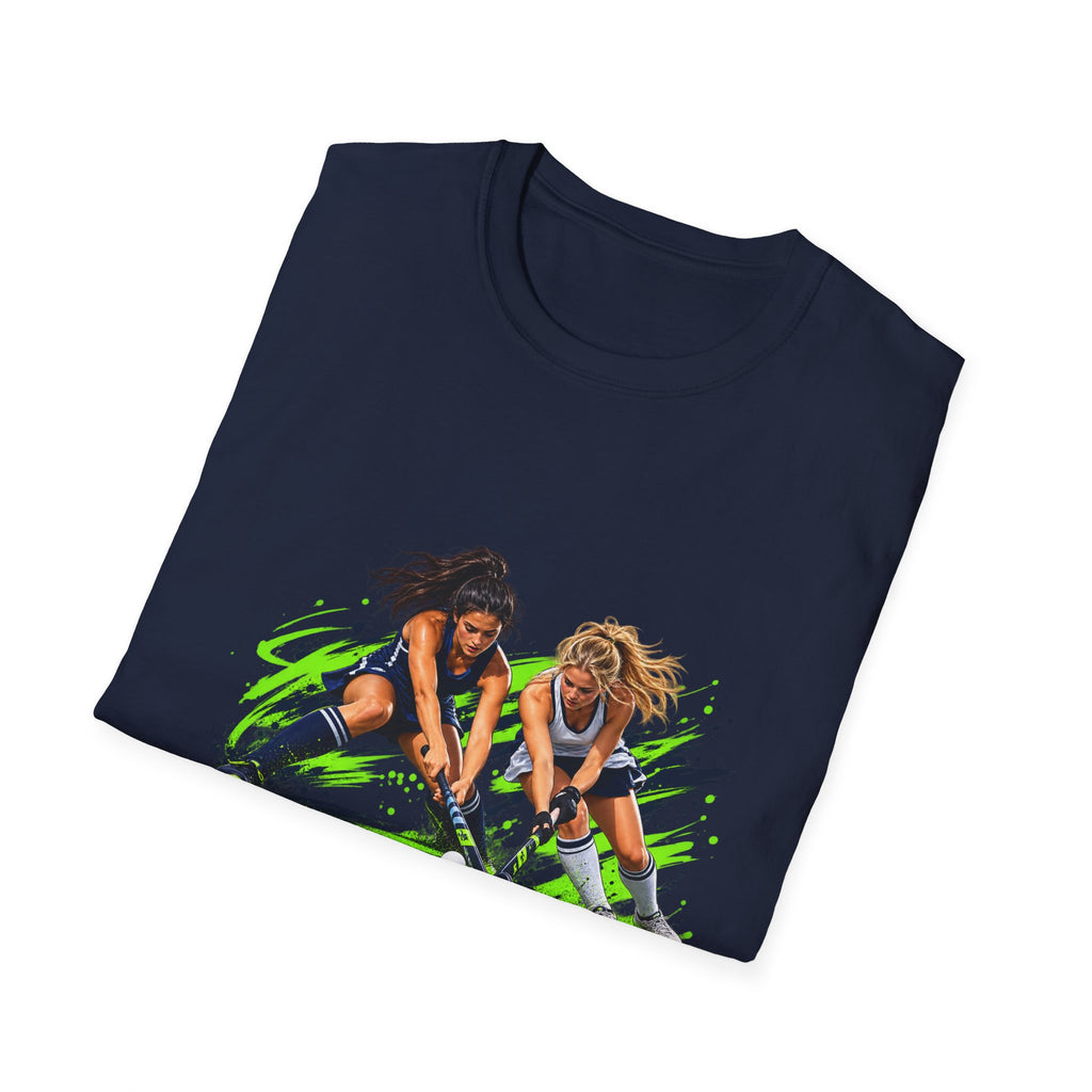 Field Hockey Players Graphic T-Shirt — Neon Action Sports Tee