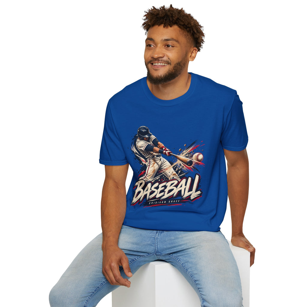 Baseball Batter Graphic T-Shirt — Vintage Action Sports Tee