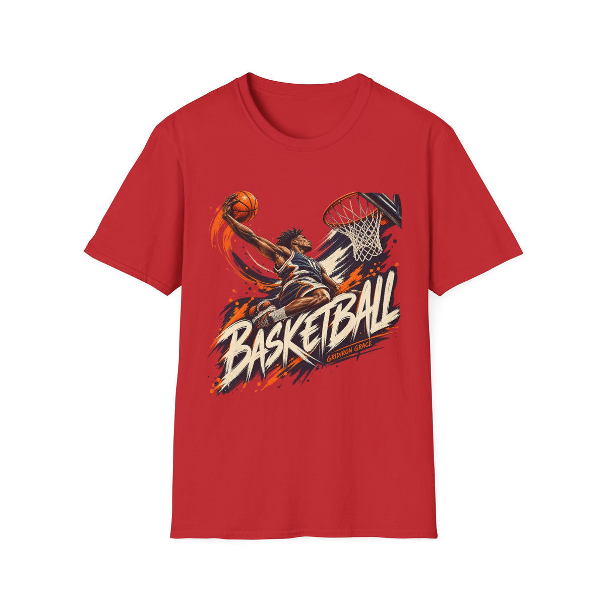 Basketball Dunk Graphic T-Shirt