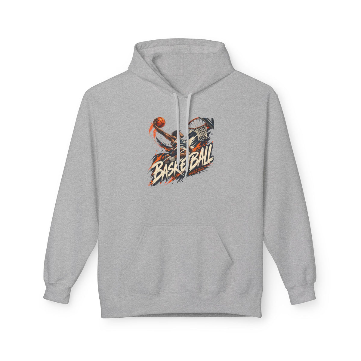 Basketball Graphic Hoodie — Retro Slam Dunk Pullover for Players & Fans