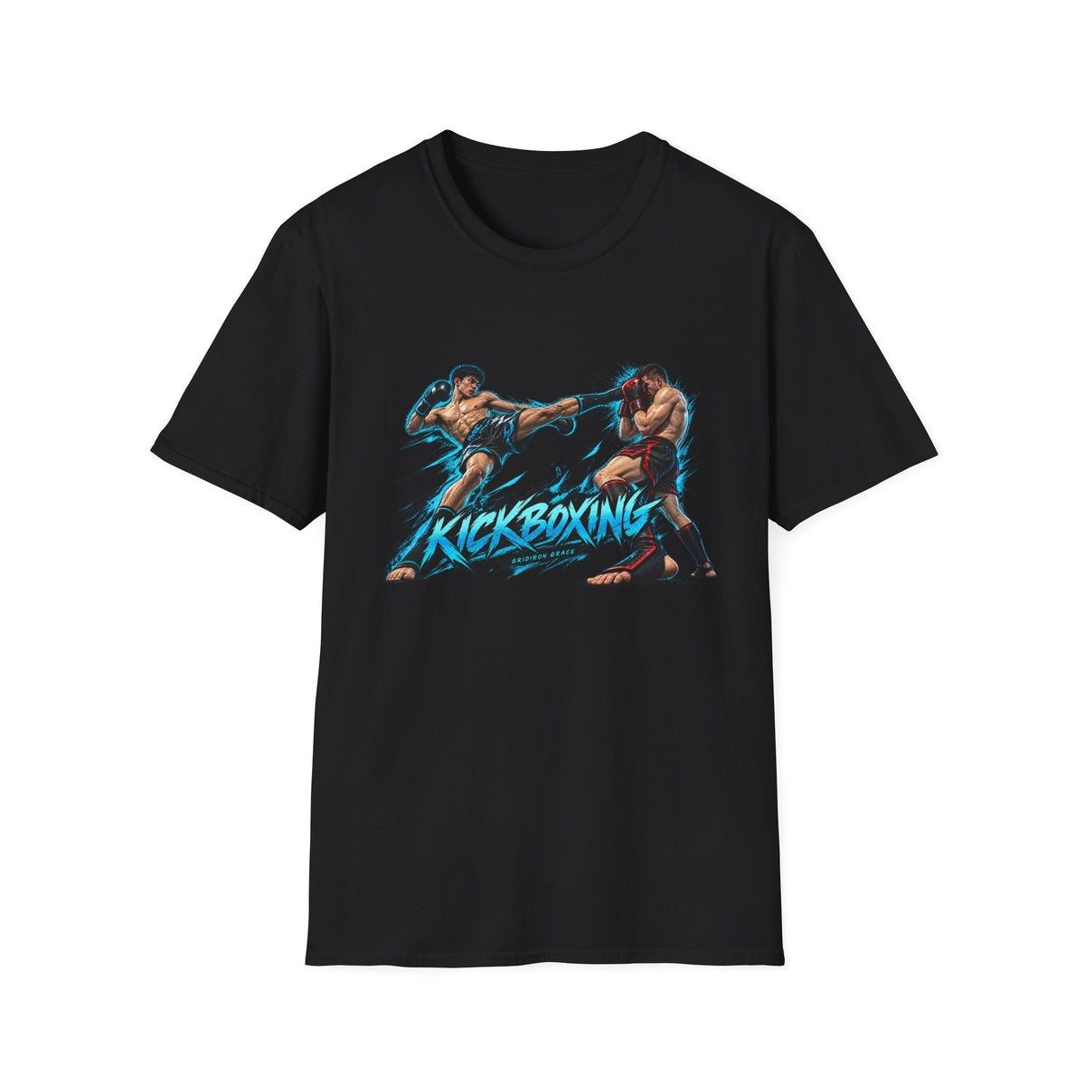 Kickboxing Graphic T-Shirt — Retro Fighters Design