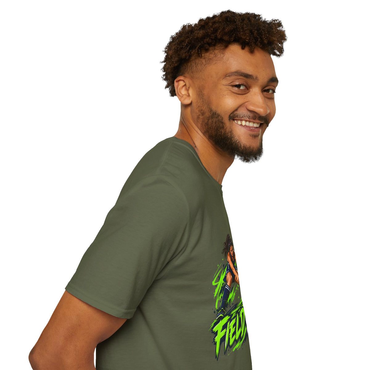 Field Hockey Players Graphic T-Shirt — Neon Action Sports Tee