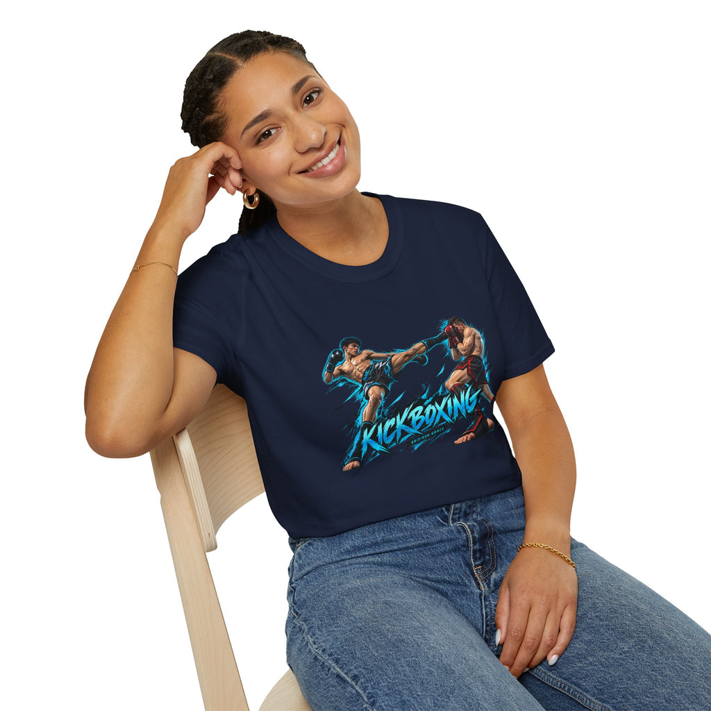 Kickboxing Graphic T-Shirt — Retro Fighters Design