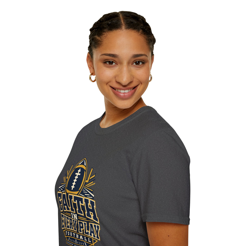 Faith in Every Play Football T-Shirt