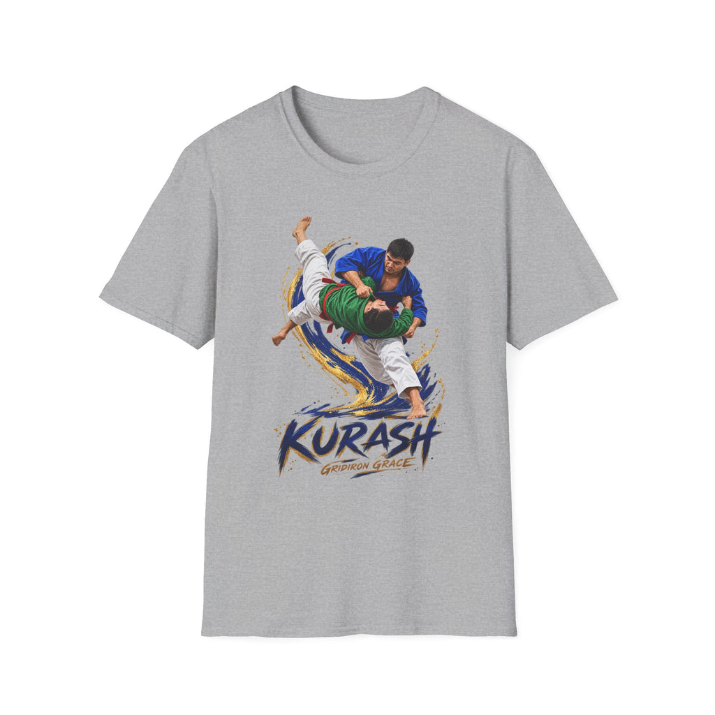 Kurash Wrestling T-Shirt — Traditional Kurash Throw Graphic Tee
