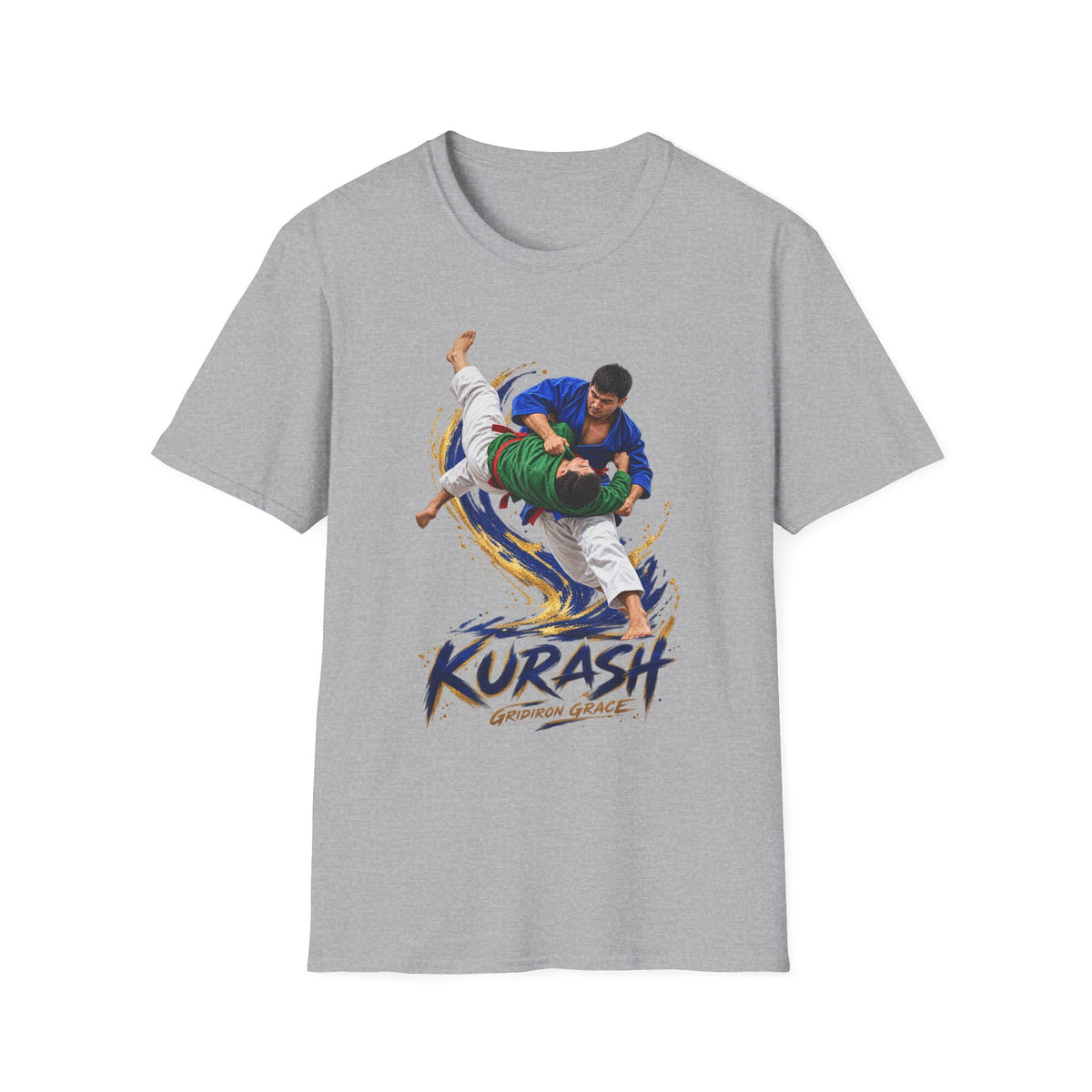 Kurash Wrestling T-Shirt — Traditional Kurash Throw Graphic Tee