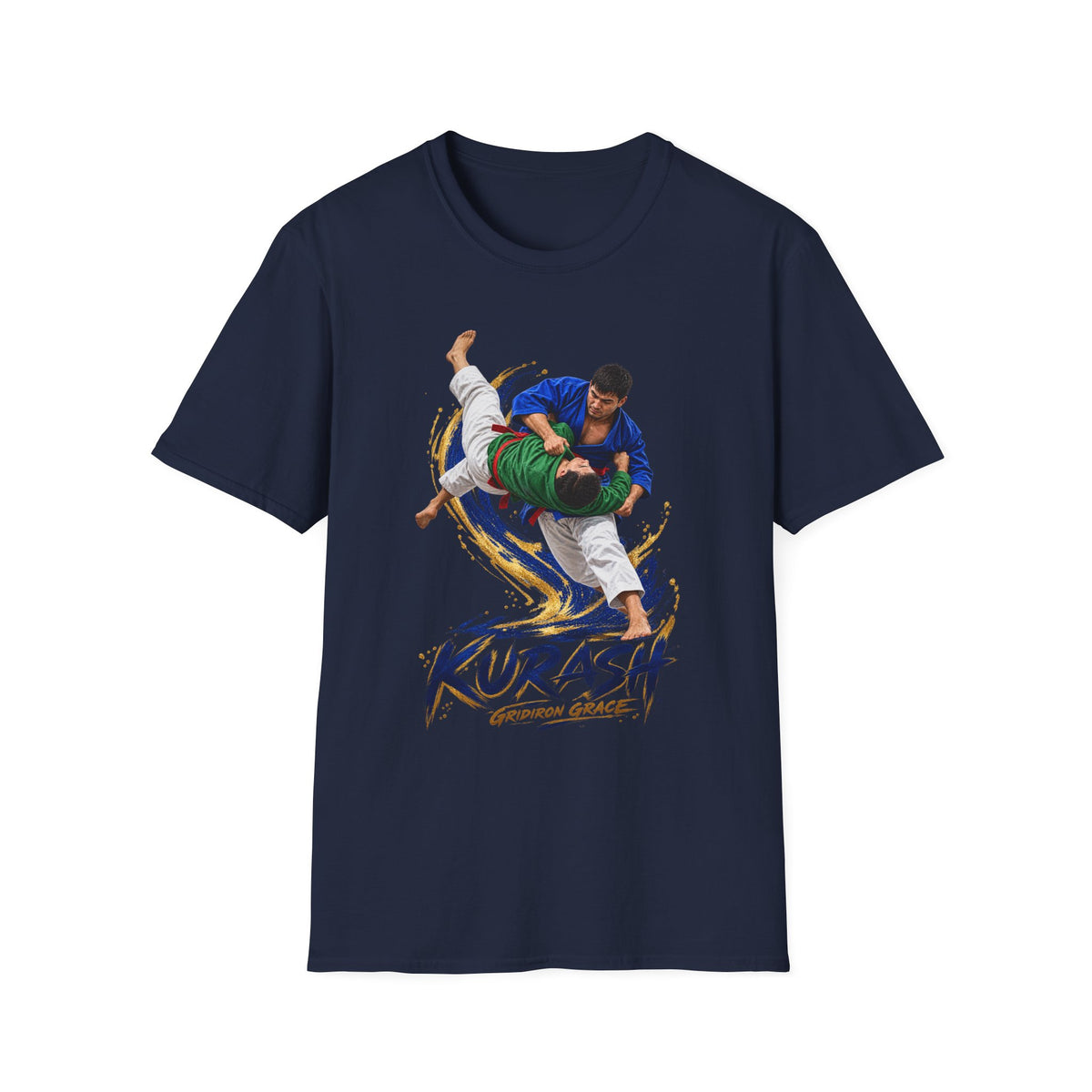 Kurash Wrestling T-Shirt — Traditional Kurash Throw Graphic Tee