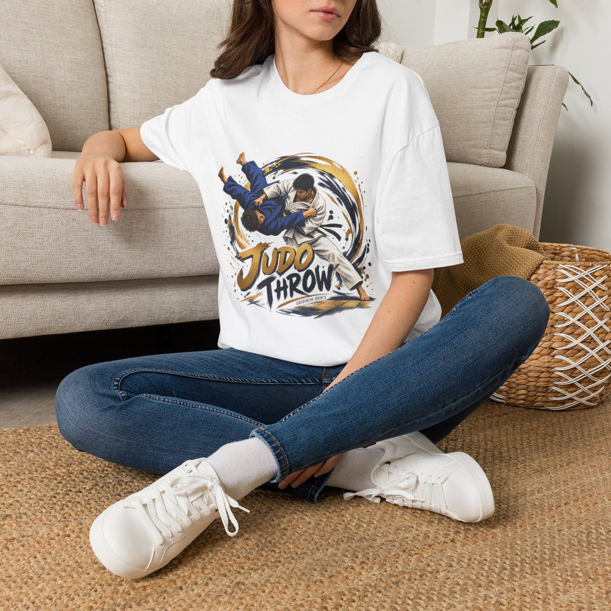 Judo Throw T-Shirt – Dynamic Martial Arts Graphic Tee