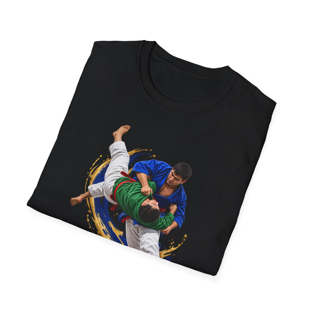 Kurash Wrestling T-Shirt — Traditional Kurash Throw Graphic Tee