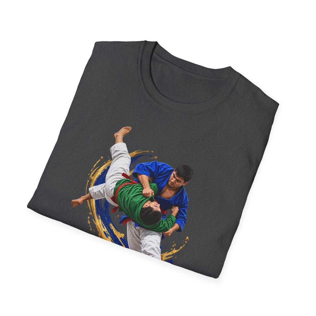 Kurash Wrestling T-Shirt — Traditional Kurash Throw Graphic Tee