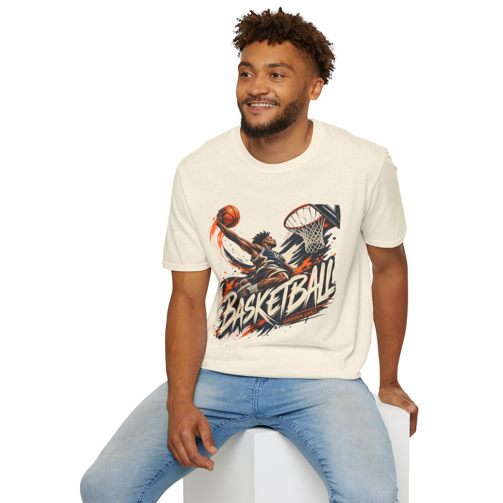 Basketball Dunk Graphic T-Shirt