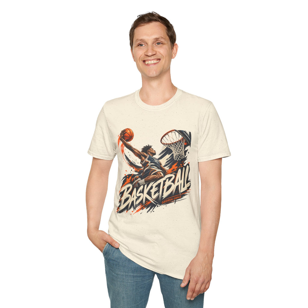 Basketball Dunk Graphic T-Shirt