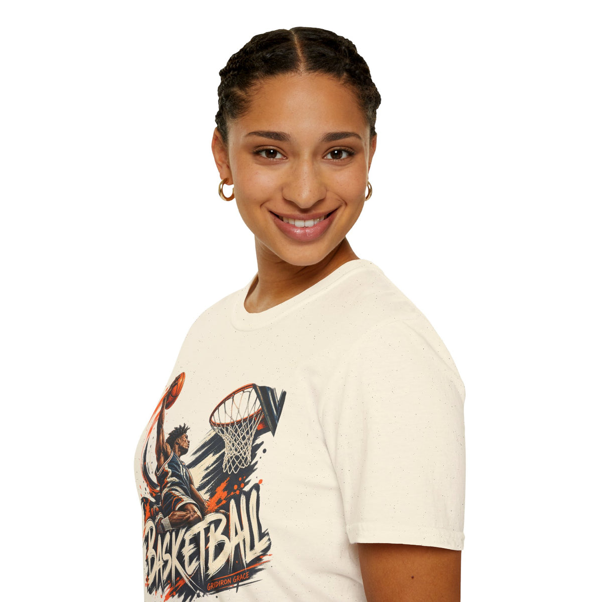 Basketball Dunk Graphic T-Shirt