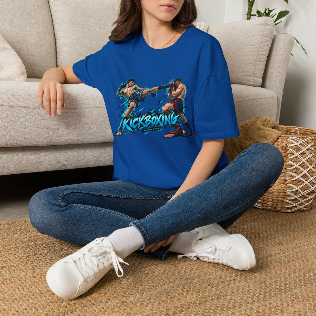 Kickboxing Graphic T-Shirt — Retro Fighters Design