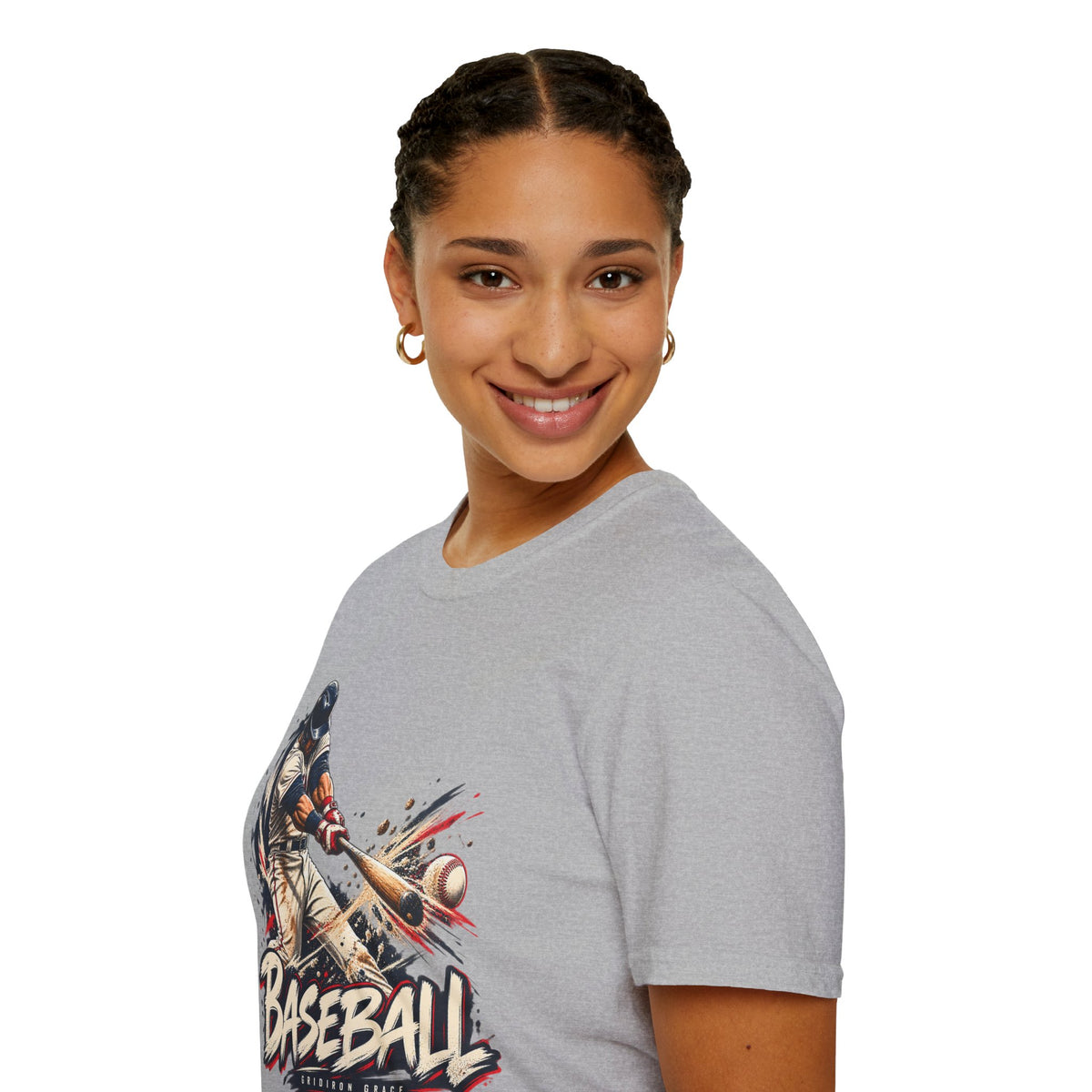 Baseball Batter Graphic T-Shirt — Vintage Action Sports Tee