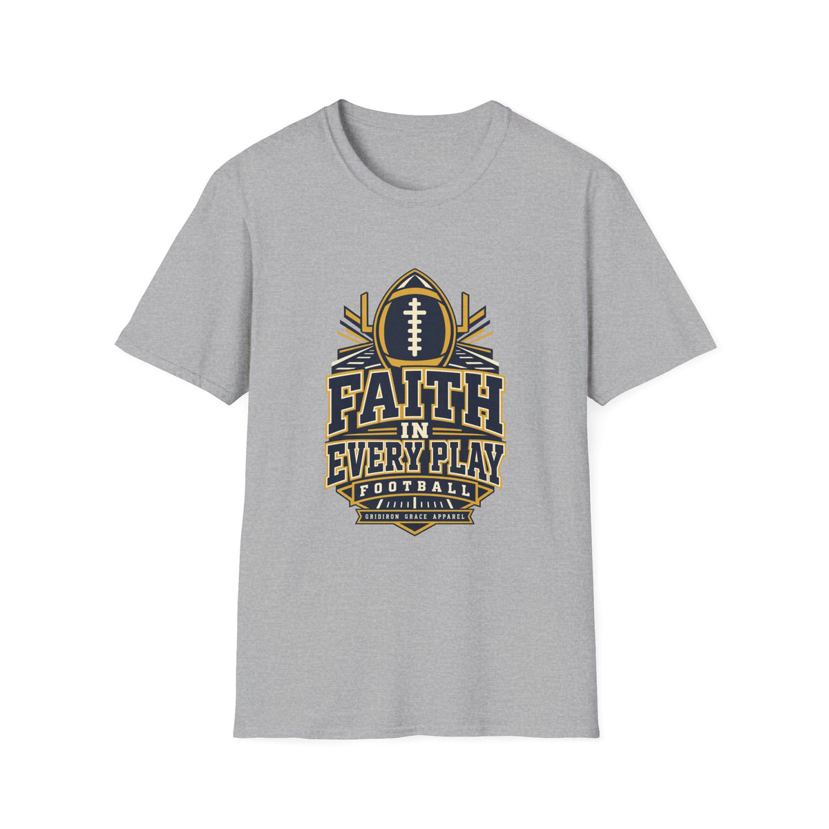 Faith in Every Play Football T-Shirt