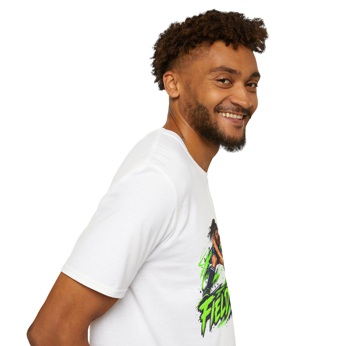Field Hockey Players Graphic T-Shirt — Neon Action Sports Tee