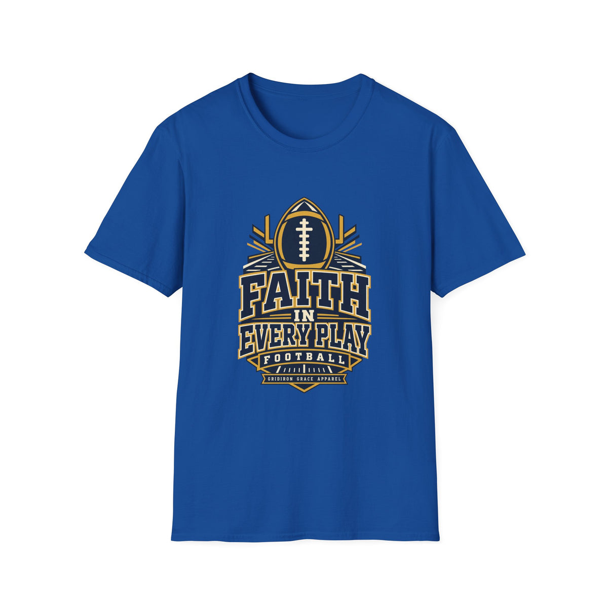 Faith in Every Play Football T-Shirt