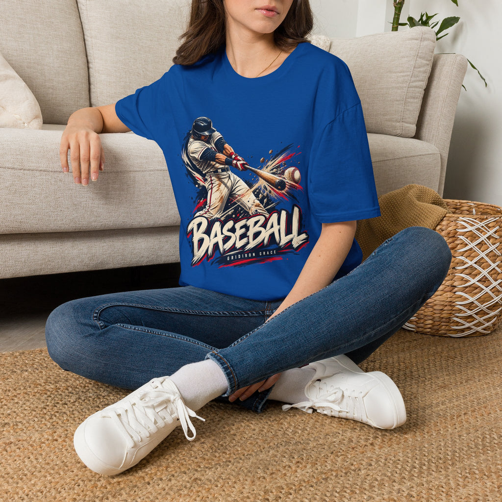Baseball Batter Graphic T-Shirt — Vintage Action Sports Tee