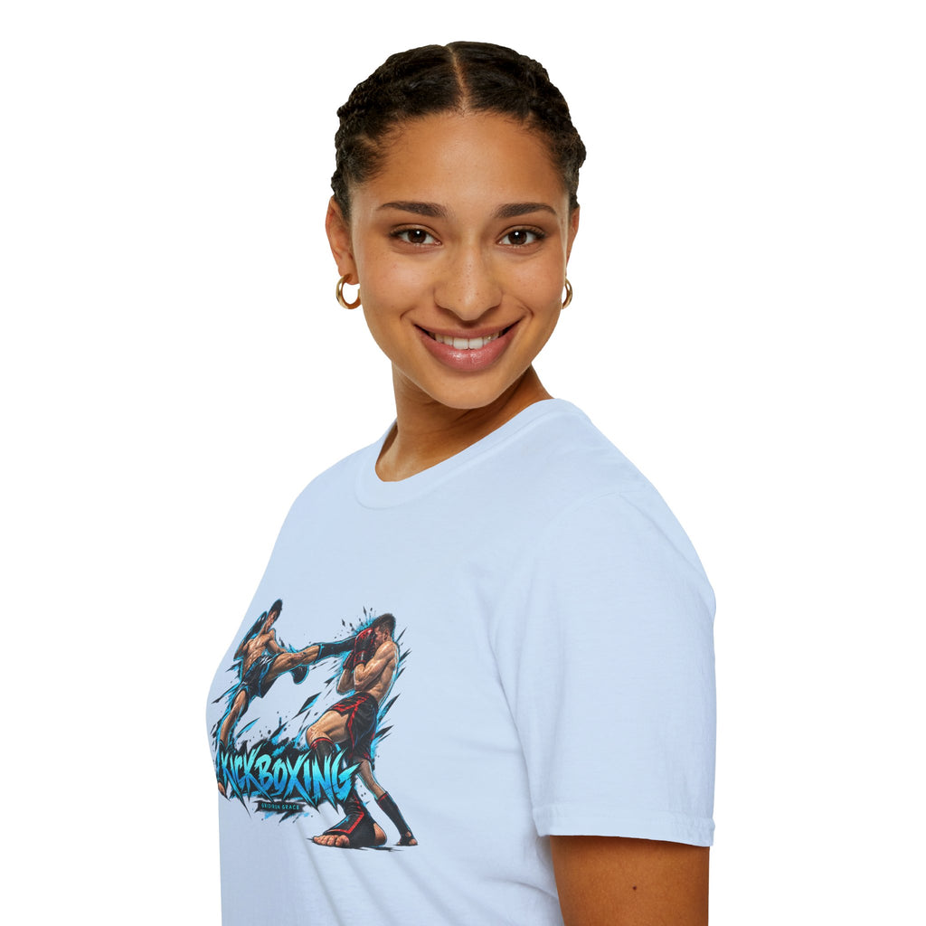Kickboxing Graphic T-Shirt — Retro Fighters Design