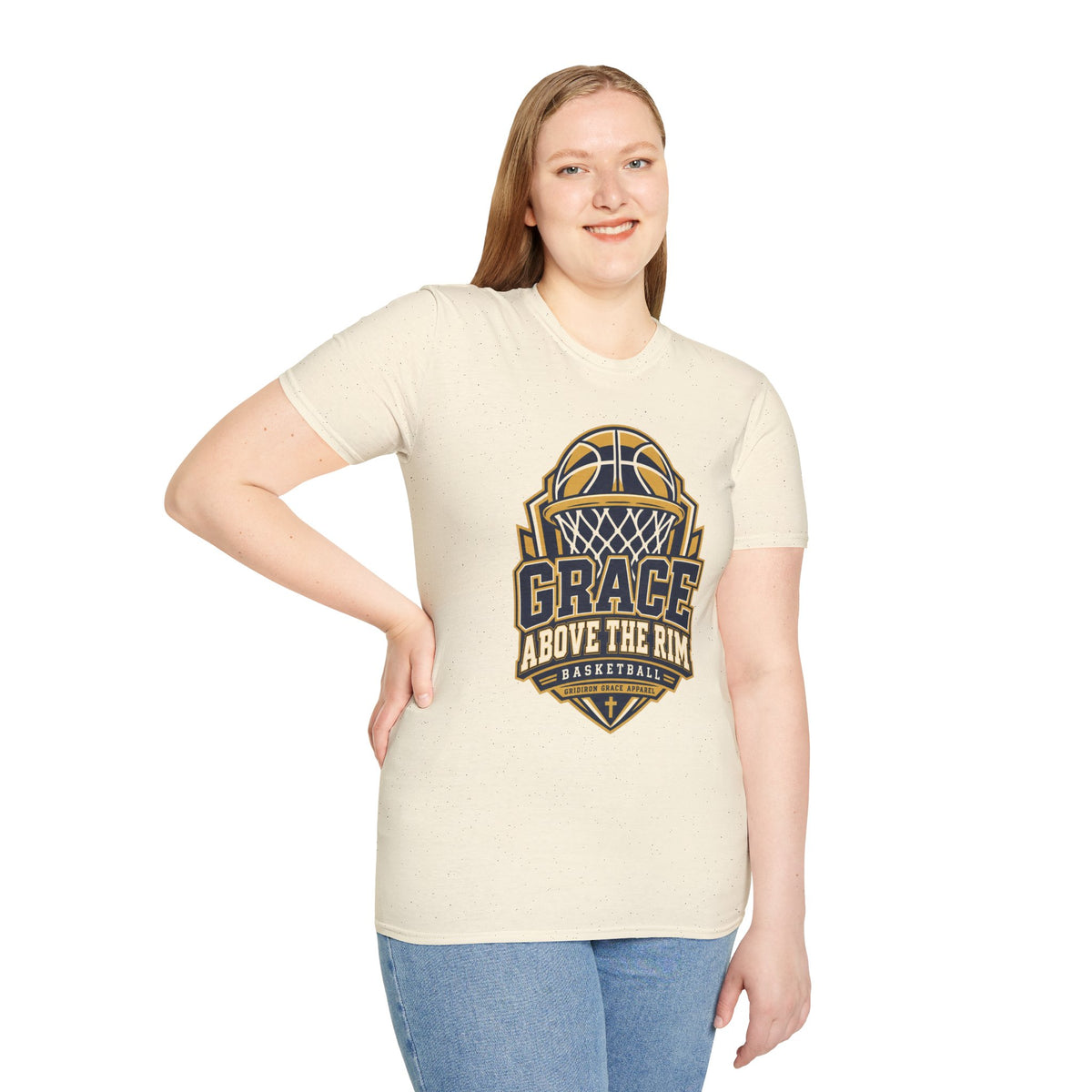 Grace Above the Rim Basketball T-Shirt