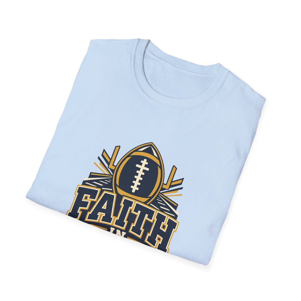 Faith in Every Play Football T-Shirt