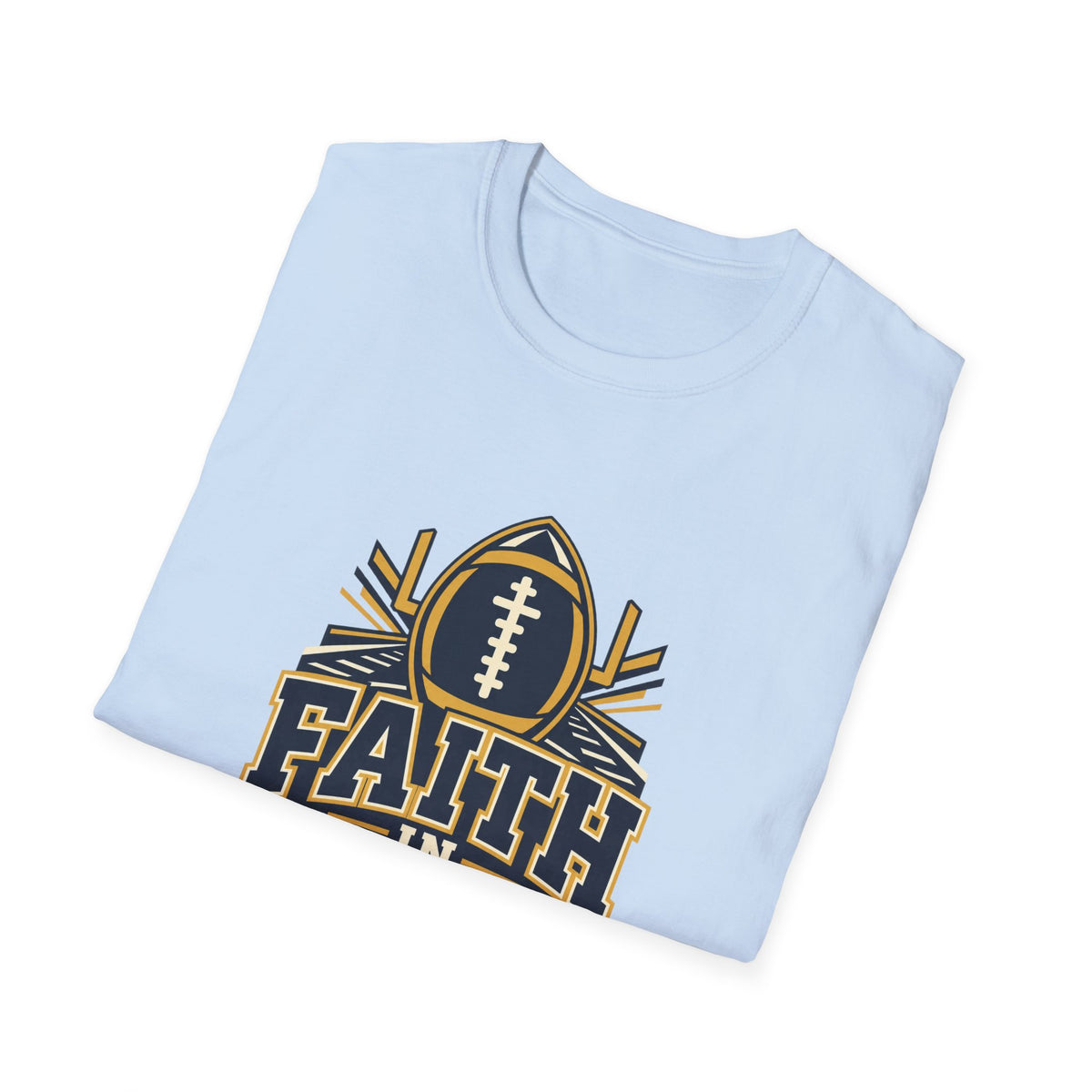 Faith in Every Play Football T-Shirt