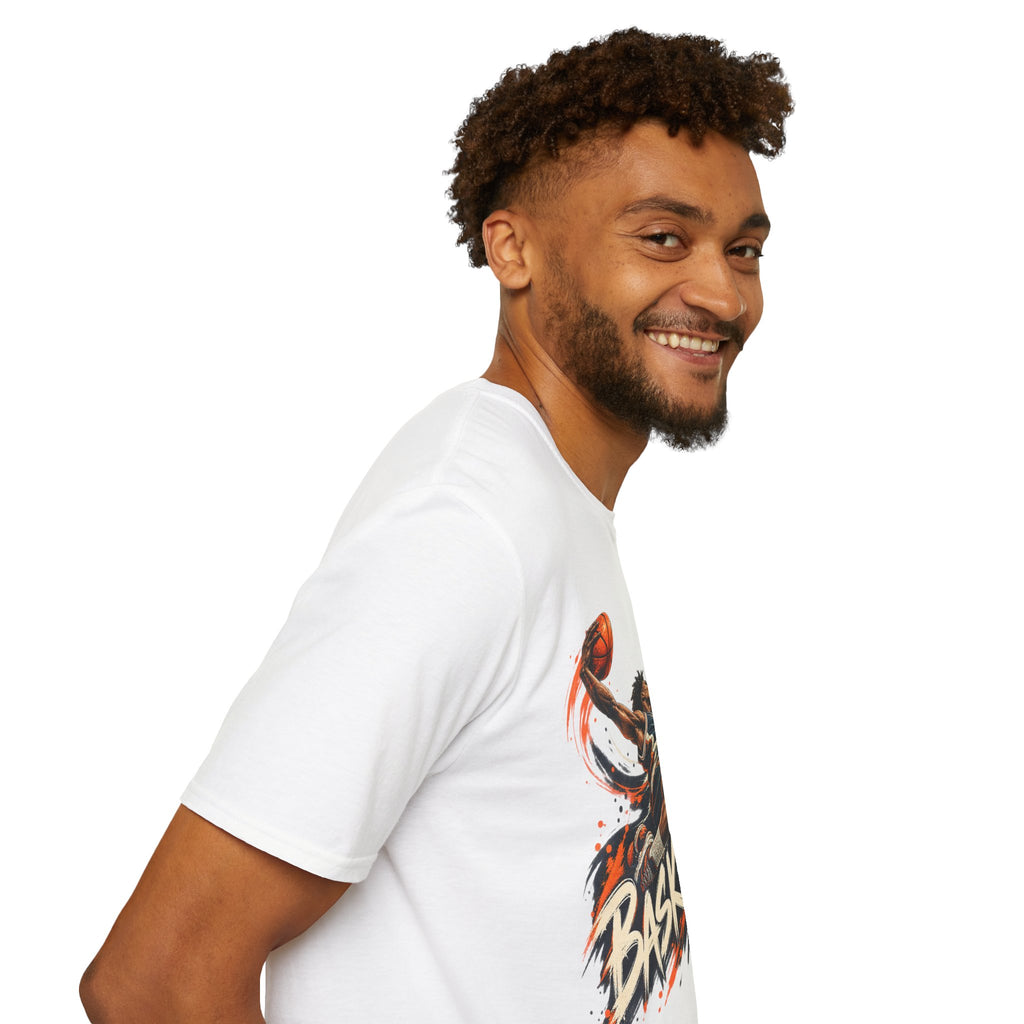 Basketball Dunk Graphic T-Shirt
