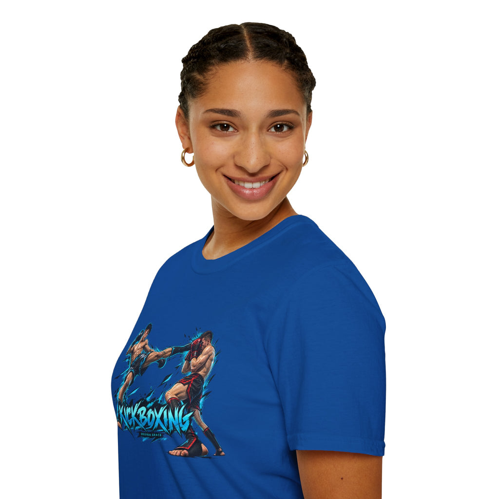 Kickboxing Graphic T-Shirt — Retro Fighters Design