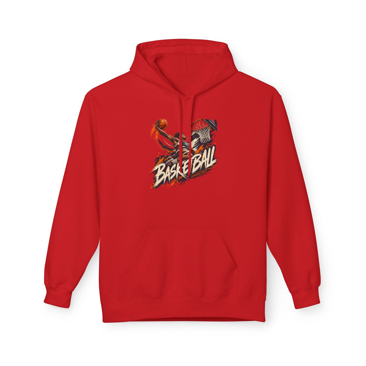 Basketball Graphic Hoodie — Retro Slam Dunk Pullover for Players & Fans
