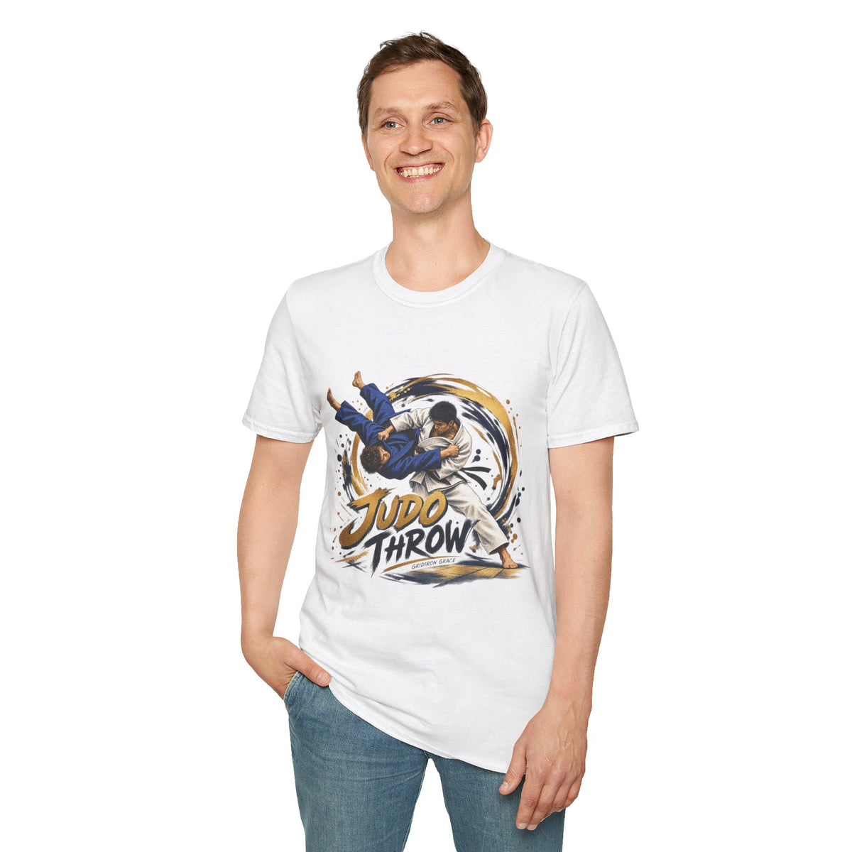 Judo Throw T-Shirt – Dynamic Martial Arts Graphic Tee
