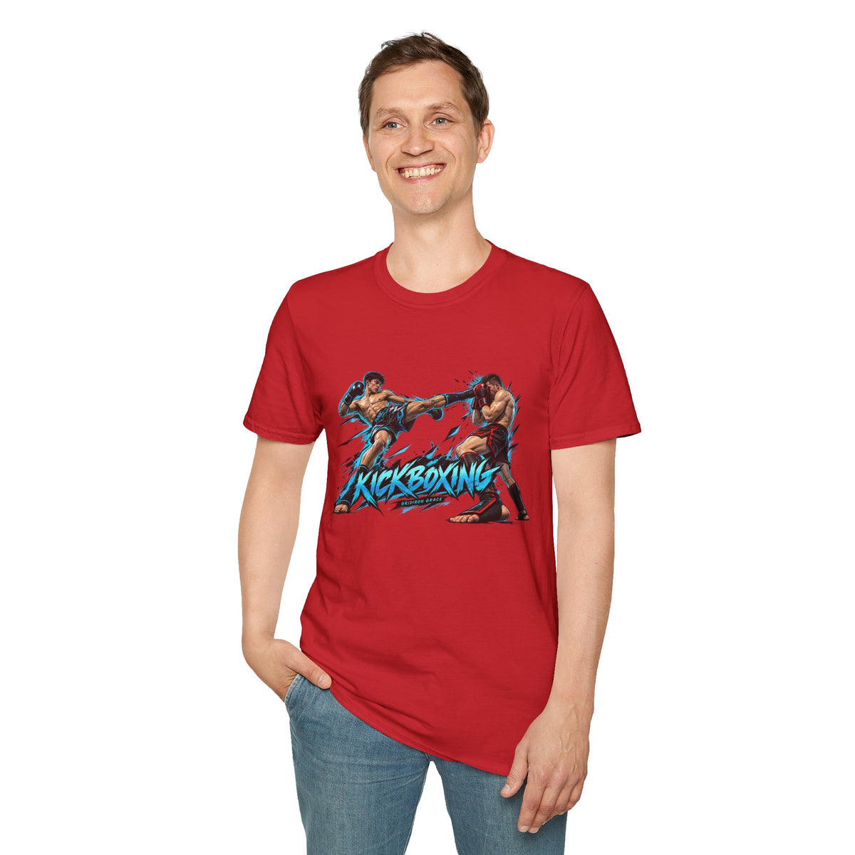 Kickboxing Graphic T-Shirt — Retro Fighters Design