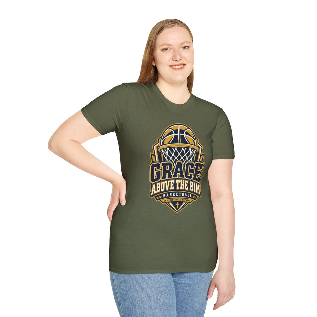 Grace Above the Rim Basketball T-Shirt