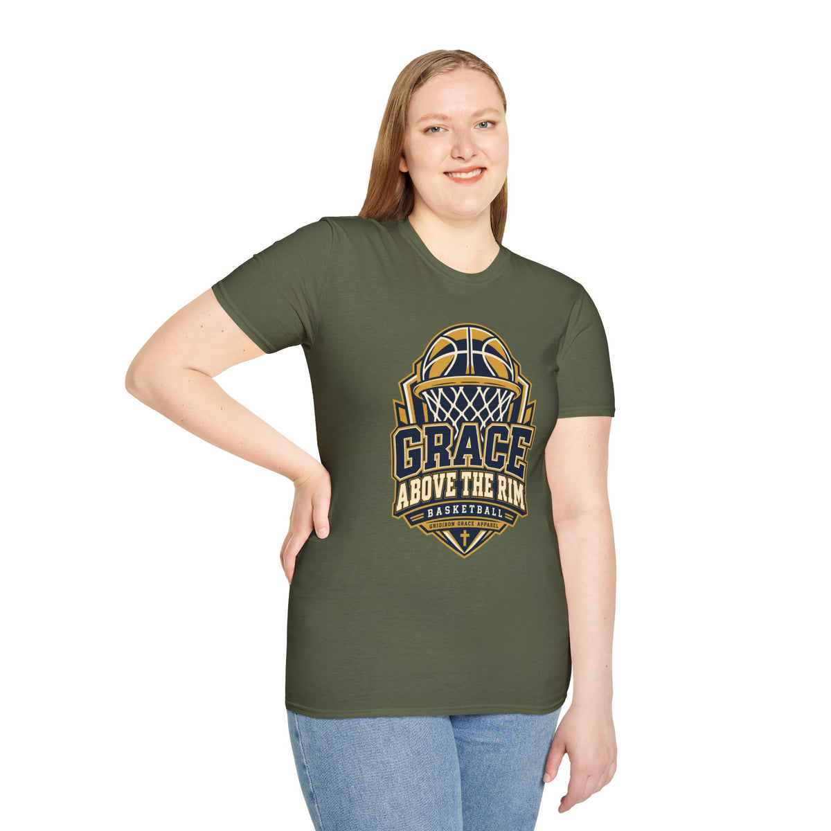Grace Above the Rim Basketball T-Shirt